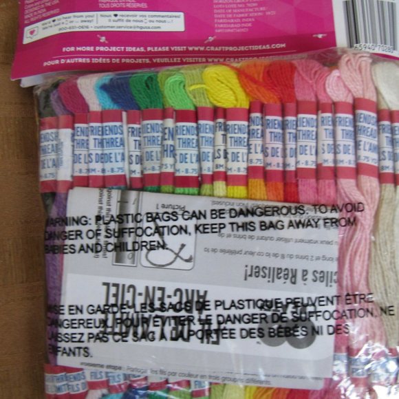3 packs of Embroidery Yarn,  177sks, Cotton - Picture 2 of 8